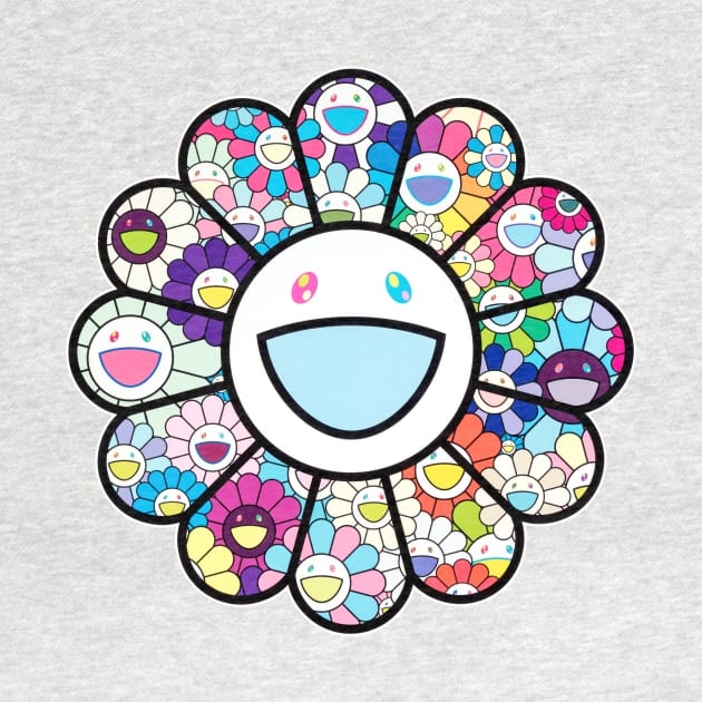 TAKASHI MURAKAMI HAPPY SMILING FLOWER by Scum & Villainy